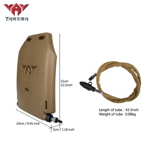 Yakeda Gear Esapi Koeling Waterplaat Tactische <span class=keywords><strong>Vest</strong></span> Invoegen Plaat Curve Veiligheid Hydratatie Blaas Drager Met Drinkbuis - Product Image 4