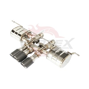 ระบบท่อไอเสียวาล์วทรอนิกส์ Vortex SS304 สแตนเลสสตีล สำหรับรถ Porsche Cayenne แบบสามทางออกกลาง เพิ่มประสิทธิภาพการแข่งขัน - Product Image 4