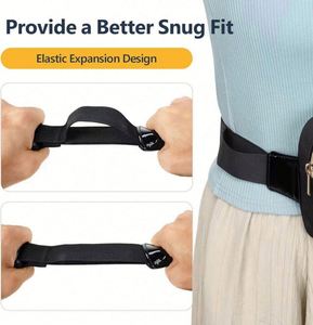 Bolso Bandolera Transparente Impermeable de Cuero Acolchado de PVC para Mujer, Riñonera Casual de Viaje Transparente de PVC para Fitness, Venta al por Mayor - Product Image 3