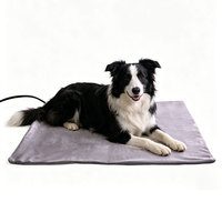 Tapis chauffant pour animaux de compagnie avec doublure amovible et lavable, cordon anti-morsure imperméable, coussin chauffant électrique pour l'hiver