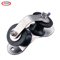 Xiamen Sunshine Marine 304 SS Stern Fairlead : Rouleaux de guidage d'ancre pour quille de navire, assurant un glissement fluide et une grande résistance à la corrosion