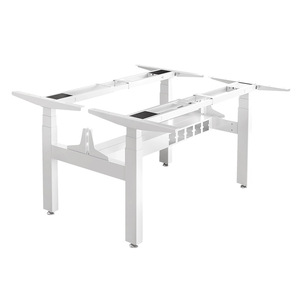 Escritorio de elevación de tres secciones con doble motor opuesto doble personalizado Escritorio de elevación eléctrico de pie síncrono de cuatro patas - Product Image 6