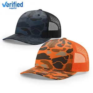 112 112PFP Trucker Hats Cap Duck Camo Color Bottomland HatTrucker Hats With Embroidered Logo