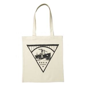 Vente en gros de sacs à provisions en toile de coton écologiques personnalisés réutilisables avec motif de lettres et logo imprimé pour le stockage des cosmétiques - Product Image 3
