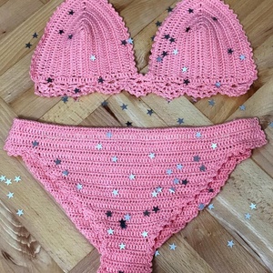OUTPACE Hand Crochet <b>Bikini</b> Vintage Crochet <b>Bikini</b> for Sale,2024 Sexy Women Open Swimwear for Women - Product Image 2
