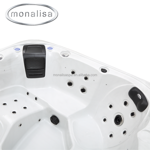 Bañera de hidromasaje Monalisa grande para 6 personas, bañera de hidromasaje independiente de lujo, <span class=keywords><strong>spa</strong></span> de masaje moderno Jaccuzi, masaje al aire libre Acrílico - Product Image 4