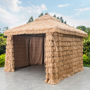 Moderner Balinesischer Outdoor-Tisch Sonnenschutz Künstlicher Rasen Strand Garten-Schirm für Garten Park Hotel - Product Image 2