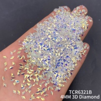 Soldes |   Paillettes pour ongles en vrac, strass irisés, paillettes 3D en diamant, poudre de paillettes pour l'artisanat des ongles, projets de bricolage, 500 g/sac, usine