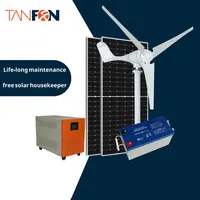 2KW 3KW 5KW Green Energy Power System with Small Wind Turbine and Solar Modules