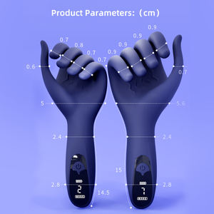 Vibradores de pene masculinos con pantalla LCD, masajeador de entrenamiento, Juguetes sexuales, masturbador eléctrico de mano vibrador de silicona para hombres en solitario - Product Image 6