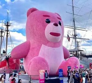 Fantasia inflável de pelúcia para mascote comercial popular ao ar livre, cosplay, urso <span class=keywords><strong>polar</strong></span>, fantasia de panda inflável para publicidade - Product Image 5