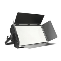 Panneau LED plat RGBWW 400W à lumière douce, réglable de 2000K à 10000K, CRI élevé Ra97 TLCI98, contrôle DMX512 avec 16 effets intégrés