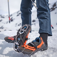 Crampons antidérapants pour la glace et la neige, crampons de randonnée pour courir sur glace