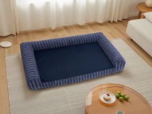 Orthopedic Soft Comfortable Fluffy Rectangular Luxury Solid Durable Material Pet Nest Orthopedic <b>Support</b> Anxiety Relief Fully - Product Image 3