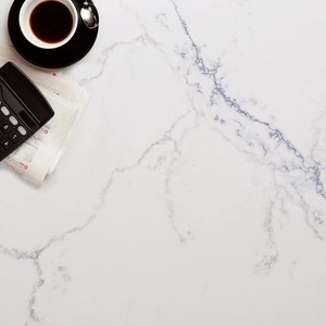 Truy cập hàng đầu đá cẩm thạch Giá Tốt nhà bếp nhân tạo calacatta thạch anh đá hiện đại đầy đủ đánh bóng trắng CE prefab nhà bếp 2 năm - Product Image 6