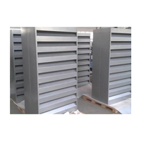 Grille acoustique résistante aux intempéries pour système CVC, volet mural extérieur insonorisé en aluminium, barrière anti-bruit pour tour de refroidissement