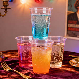 Custom 12 14 16 18 20oz Disposable Pet Round Bottom Clear Boba Tea <b>Ice</b> <b>Coffee</b> Plastic <b>Cups</b> For Takeaway - Product Image 6