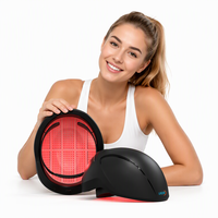 Casque laser froid LLLT 655nm VCSEL 552 diodes OEM avec logo personnalisé, 2760mW, traitement du cuir chevelu en 4 zones pour cheveux clairsemés, fournisseur CE