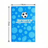 Cuaderno Cuadrado Resistente de 210 x 140 mm, Encuadernado con Pegamento, con Cubierta Impresa para África Occidental