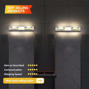 Vintage Double Round Black <b>Wall</b> Lamp LED <b>Light</b> Dual Bulb Smoky Frosted Glass Living Room Bathroom Bedroom Background <b>Wall</b> <b>Light</b> - Product Image 2