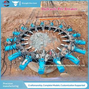 Máquina Hidráulica para Romper Pilotes, Trituradora de Pilotes Cuadrados, Rompedora de Cabezas de Pilotes de Concreto - Product Image 1