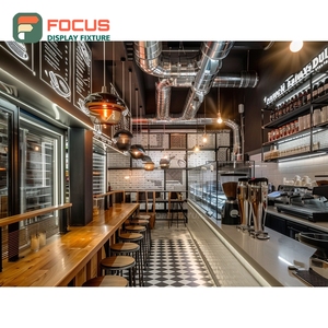 ชั้นวางแสดงสินค้ากาแฟแบบถุง ชั้นวางเมล็ดกาแฟ โซนสินค้า ไม้โอ๊คธรรมชาติ ชั้นวางโชว์สินค้าในร้าน - Product Image 3