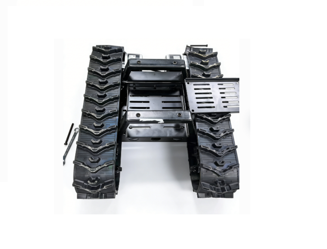 Factory Direct High Quality Crawler Chassis All Terrain Tracked Remote Control Customized 250W Dual Motor 24V/48V