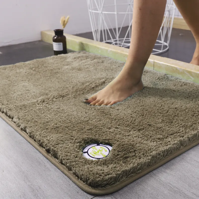 2024 lavabile in peluche ad assorbimento d'acqua antiscivolo tappeto da bagno morbido in microfibra tappeti da bagno tappetini da bagno