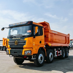 Truk sampah Shacman 12 Wheeler 4000-500hp 40Ton, truk pembuangan pekerjaan berat untuk transportasi Teknik - Product Image 1