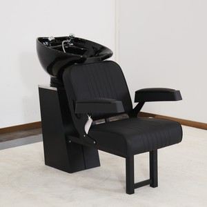 Sillón Lavacabezas de Cuero Sintético con Terapia para la Cabeza para Peluqueros <span class=keywords><strong>y</strong></span> Uso en Salones de Belleza - Product Image 6
