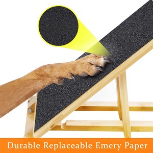 Rascador de uñas para perros transfronterizo, lima de uñas para mascotas, juguete para mascotas, escalera para mascotas, tabla rascadora plegable de bambú y madera - Product Image 4