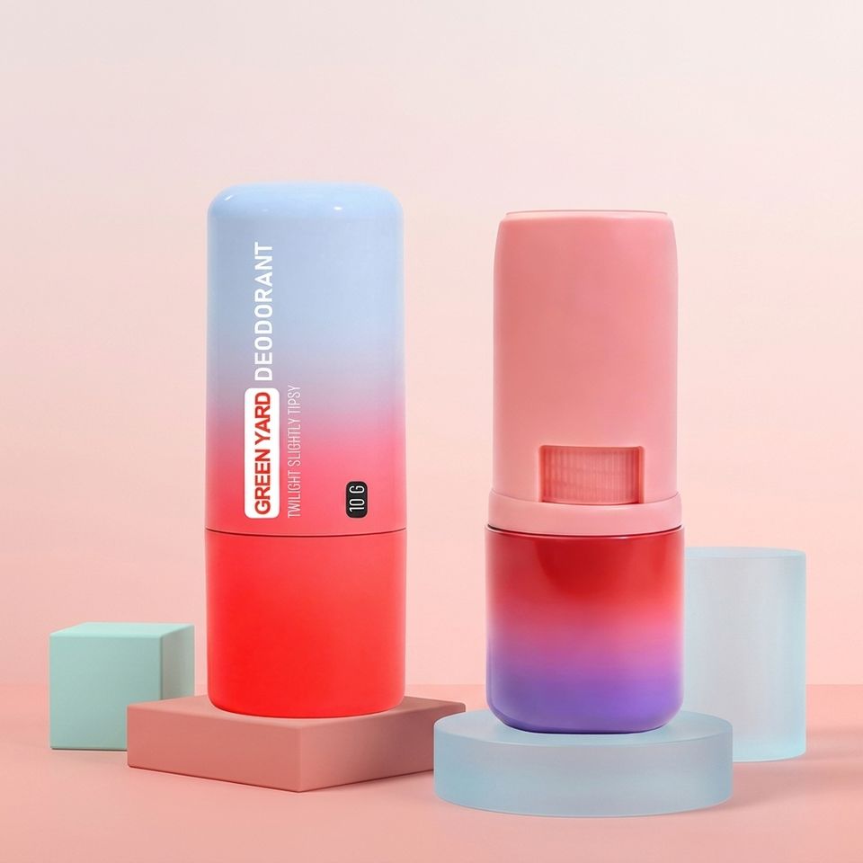 PP Cylindrical Body Cream Packaging with Flip Top Silk Screen Printing ...