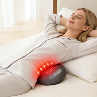 Coussin de massage intelligent à pression d'air, gonflable, chauffant et vibrant pour le cou, le dos et les lombaires, idéal pour les employés de bureau