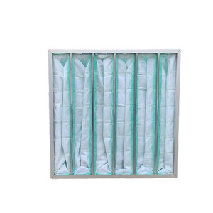 Filtre à air pour sac Jingjiu F6 490x490x380, efficacité moyenne, pour ventilation de climatisation centrale - Product Image 4