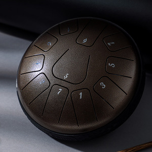 6 Inch 11 Notes Steel Tongue <b>Drum</b> Handpan <b>Drum</b> Beginner Percussion Instrument Meditation Yoga Healing Wholesale Supply - Product Image 3