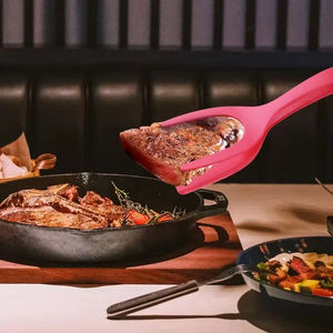 Pinzas Espátula 2 en 1 de Nylon con Agarre Antideslizante para Carne, Panqueques y Frituras - Accesorios de Cocina al por Mayor - Product Image 1