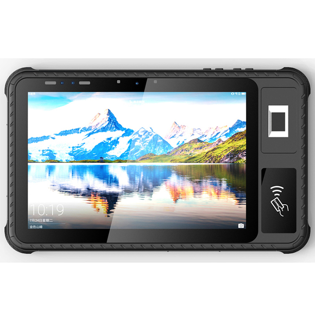 10.1 Waterproof Industrial Android Support ID Card RFID QR NFC RJ45 Rugged Tablette1280x800 Tablet PC With Fingerprint