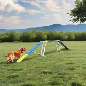 Profession elle 12FT Outdoor <span class=keywords><strong>Dog</strong></span> Walk Long-Ramp Log Bridge für <span class=keywords><strong>Agility</strong></span> Training Wasserdichte Funktion für Hunde wettbewerbe Parks Shows - Product Image 6