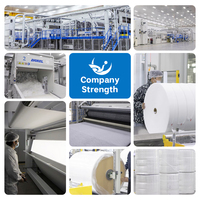 Rouleau de tissu non tissé en coton élastique Spunlace Recyle écologique personnalisé pour la matière première d'essuyage humide