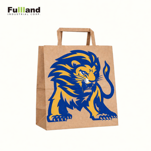 New Product Colored Printed Kraft <b>Bag</b> Superior Quality Sustainable Paper Tote <b>Bag</b> - Product Image 1