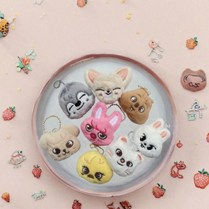 Lindos abalorios de animales de peluche, colgante de piel sintética suave, llavero, accesorio para bolso, colgante para teléfono, regalo coleccionable para BEBÉ - Product Image 3