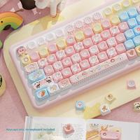 Claw Doll Theme Keycaps 112 Keys M-oa Profile Durable PBT Dye Subbed Keycaps for Mx Switch 68/104/108 Mechanical Keyboard