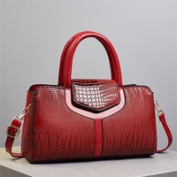 Sac à main en cuir PU avec décoration crocodile brillante, sac bandoulière personnalisé de haute qualité pour femmes, sac à bandoulière de marque pour dames