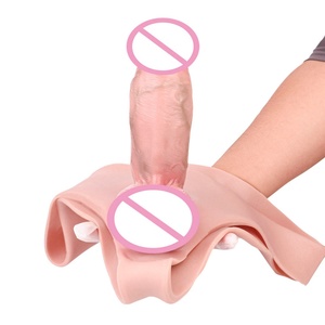 FAAK-G1211 FAAK Wearable Simulation <b>Dildo</b> Pants Penis Sleeve Extended Liquid Silicone Hollow <b>Dildo</b> Sleeve Adult Sex Toys - Product Image 5