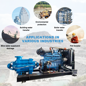 Pompe centrifuge horizontale multi-étages à haut débit et à haute efficacité énergétique pour les chantiers de construction de centrales électriques, service OEM - Product Image 6