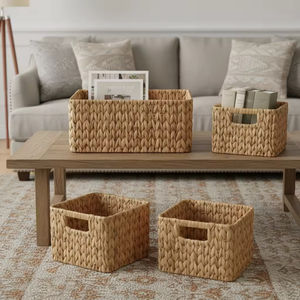 Cesta de Almacenamiento Tejida Personalizada, Estilo Nórdico, Organizador de Escritorio, Cesta de Almacenamiento - Product Image 6