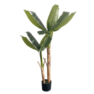Vente en gros Bonsaï Palmier Presque Naturel Plante Artificielle Ficus Lyrata Dypsis Lutescens Arboles Artificielles de Bananier - Product Image 2