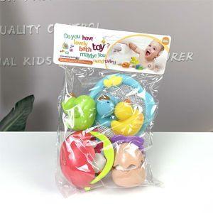 Jouet <span class=keywords><strong>de</strong></span> <span class=keywords><strong>Bain</strong></span> en Caoutchouc à Couleur Changeante pour Bébé avec <span class=keywords><strong>Filet</strong></span>, Organisateur <span class=keywords><strong>de</strong></span> <span class=keywords><strong>Jeu</strong></span> <span class=keywords><strong>de</strong></span> Pêche à l'Eau - Product Image 6