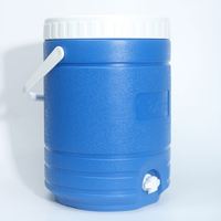 Seau à glace en plastique pour vin et bière, glacière isotherme portable pour fête, baril à glace