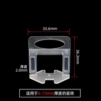 Bon emballage Accessoires pour carrelage Matériaux de construction Système de nivellement des carreaux Clips Entretoises pour sol